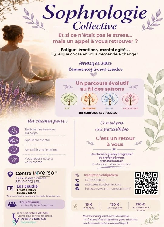 AFFICHE COURS COLLECTIF INVERSO 26-2027
