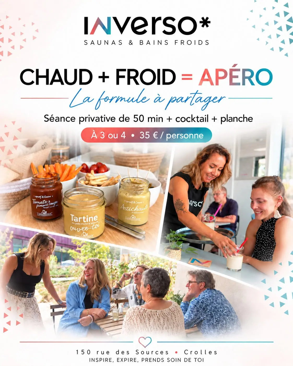 Apéro bain froid et sauna